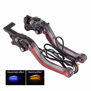 LED Brake Levers with Integrated Turn Signals – Universal Fit