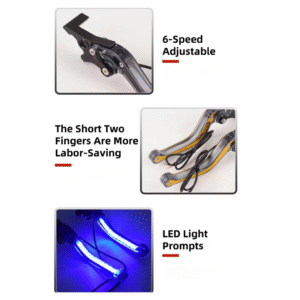 LED Brake Levers with Integrated Turn Signals – Universal Fit