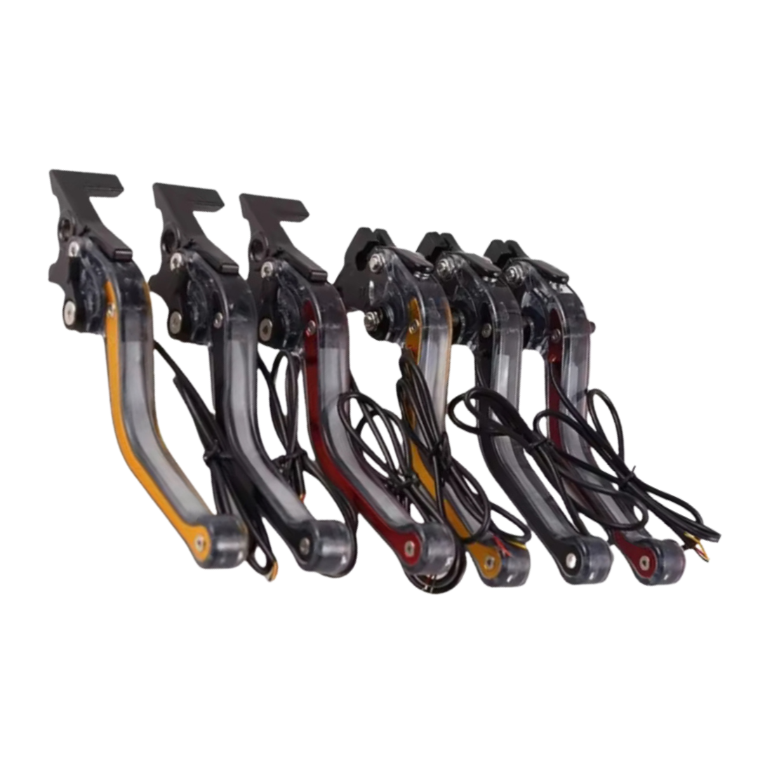 LED Brake Levers with Integrated Turn Signals – Universal Fit